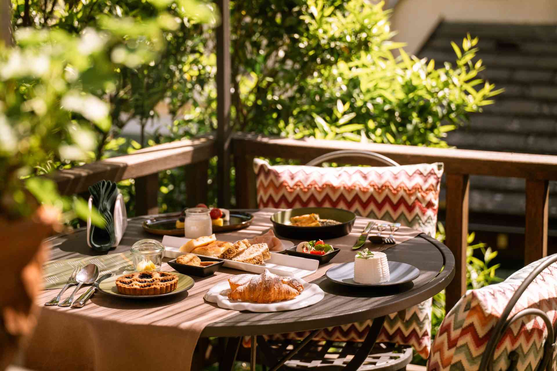 Garden to plate Breakfast at our Adults-Only Hotel Villa Edera & La Torretta on the Italian Riviera between Portofino and Cinque Terre